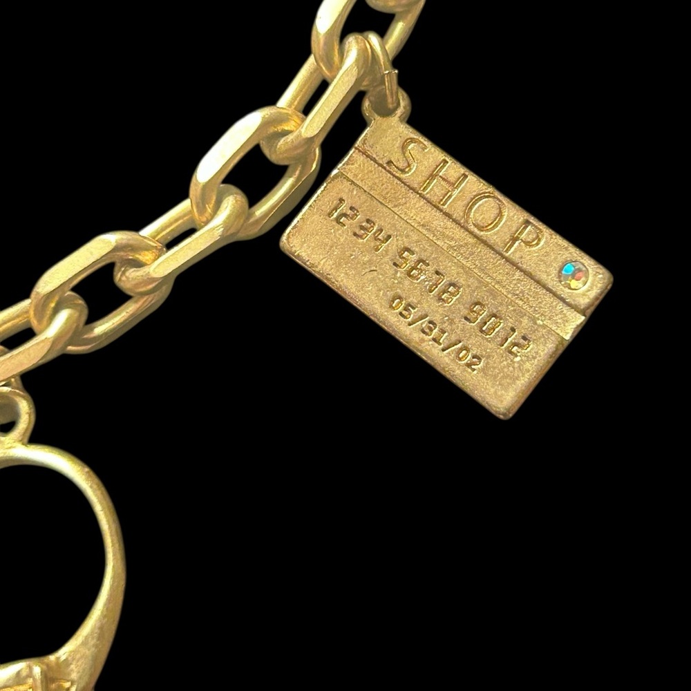 Avon Charm Bracelet Cell Phone Credit Card Shoe Lipstick ππ π³ - Picture 8 of 10